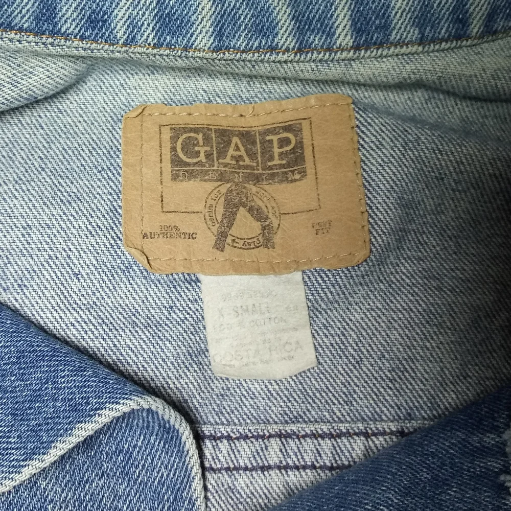 Vintage Oversized Gap Denim Jacket Size XS - Picture 10 of 12